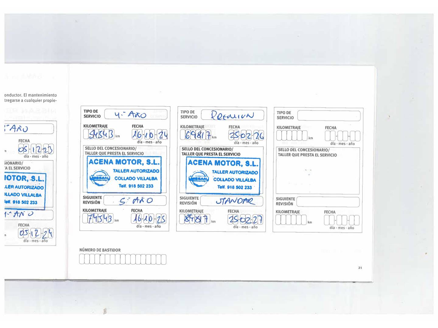 Foto del mantenimiento del Nissan JUKE Nissan Juke DIG-T N-Connecta 4x2 (114 CV)