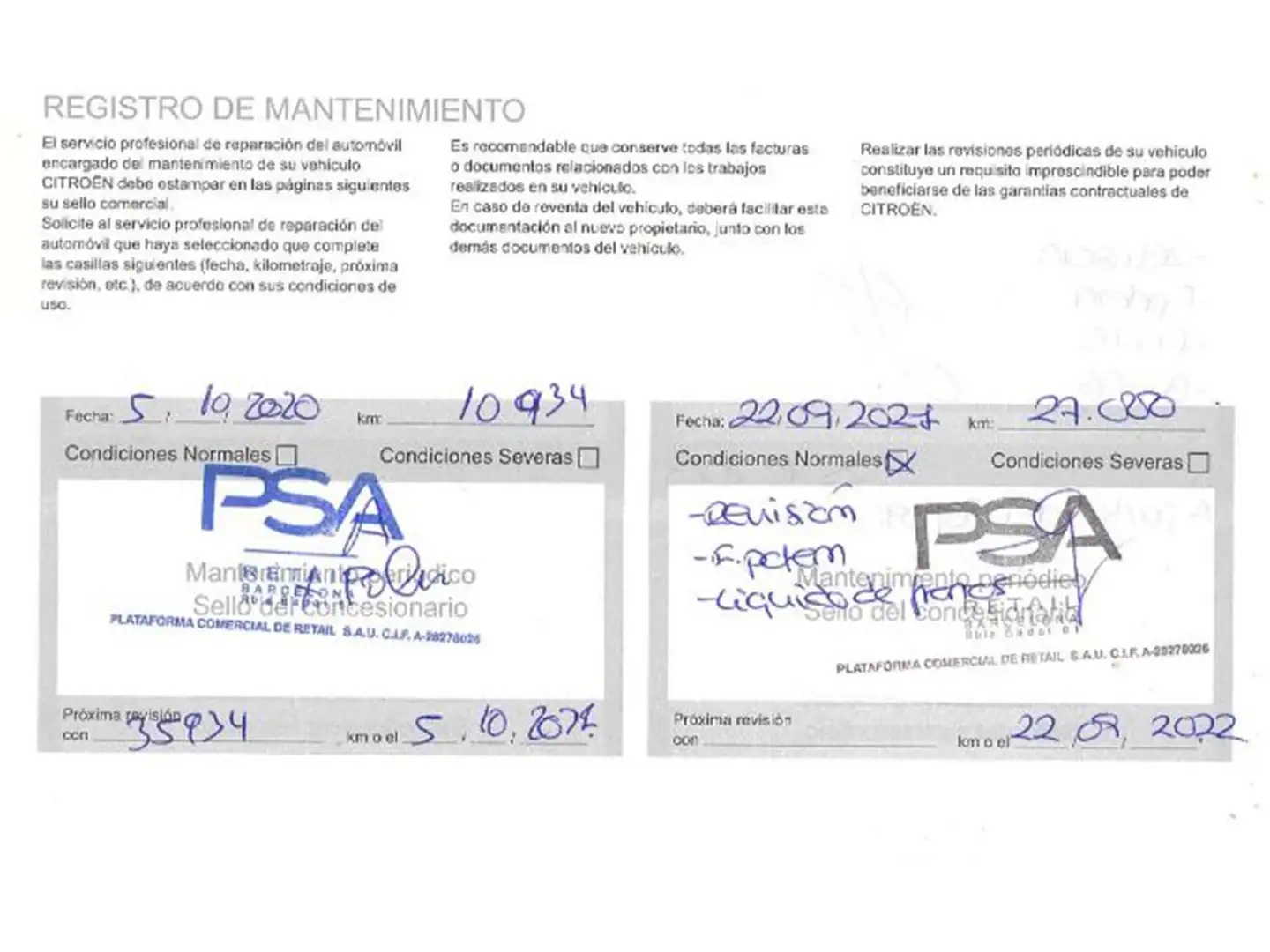 Mantenimiento