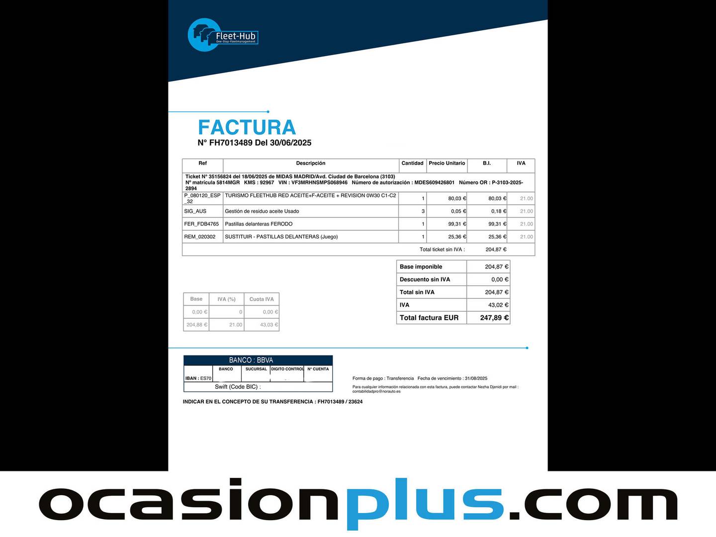 Foto del mantenimiento del Peugeot 3008 Peugeot 3008 PureTech 130 S&S Allure Pack (130 CV)