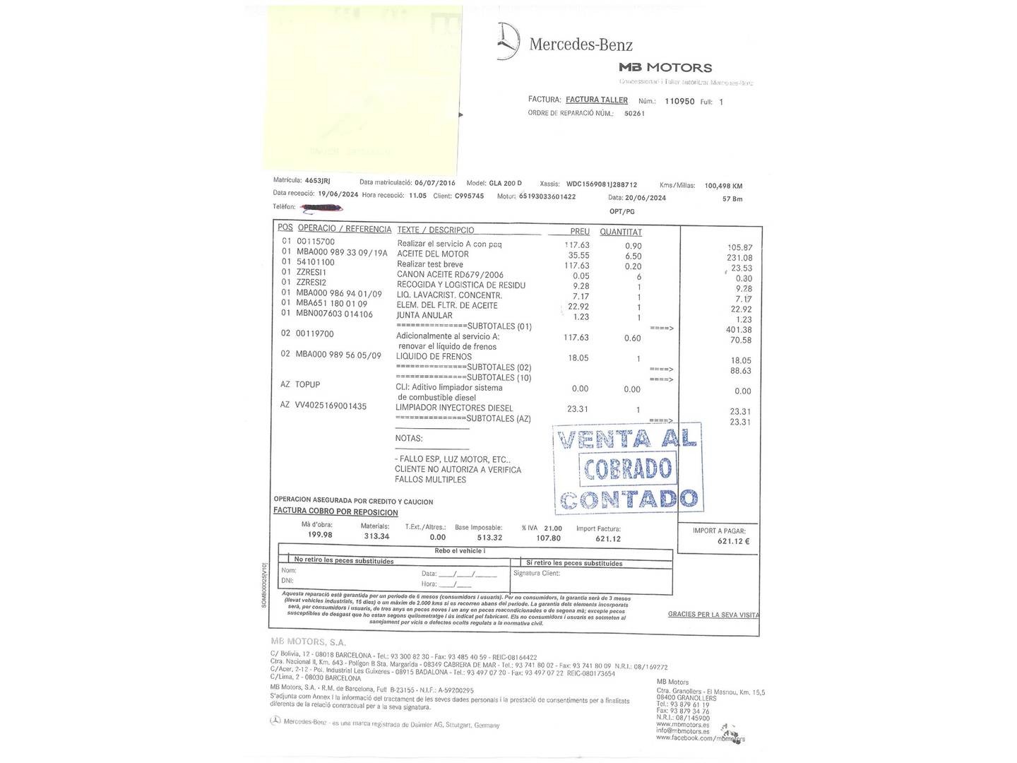 Foto Mercedes GLA Mercedes-Benz GLA GLA 200 d AMG Line  (136 CV)