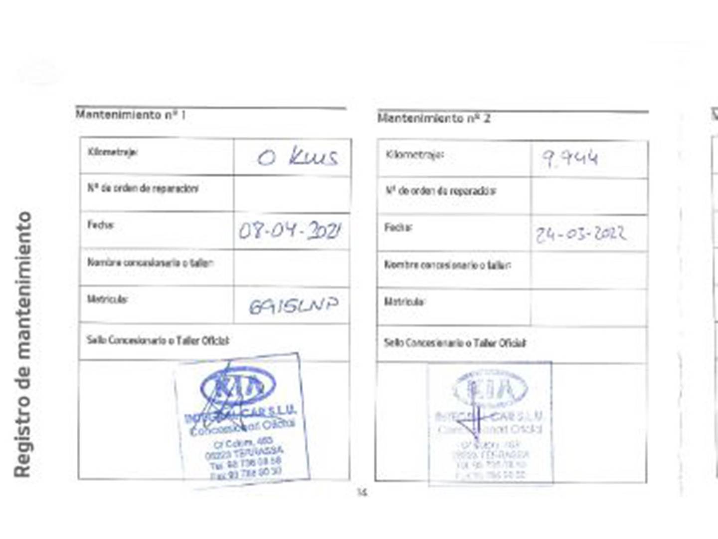 Foto del mantenimiento del KIA Stonic KIA Stonic 1.0 T-GDi MHEV iMT GT Line (120 CV)