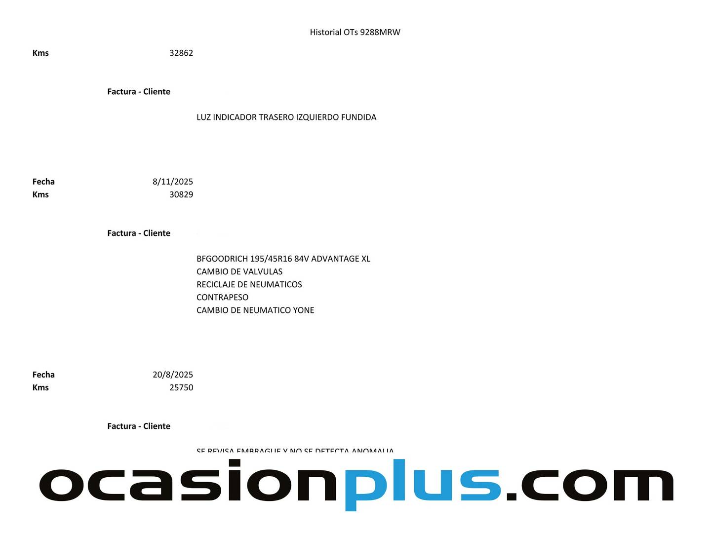 Foto del mantenimiento del Fiat 500 Fiat 500 1.0 Hybrid Dolcevita (70 CV)