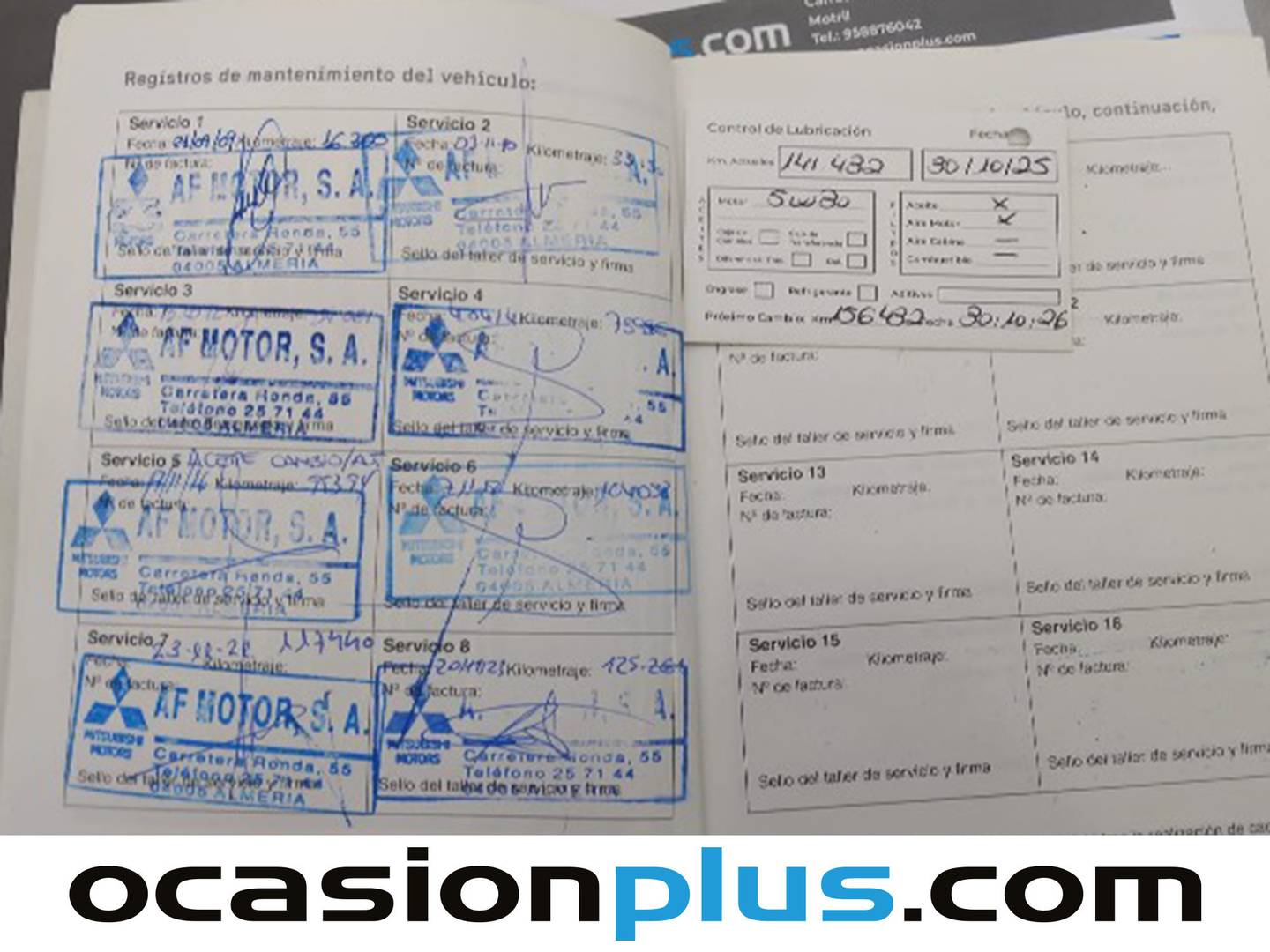 Foto del mantenimiento del Mitsubishi Lancer Mitsubishi Lancer 1.8 MIVEC Instyle CVT (143 CV)