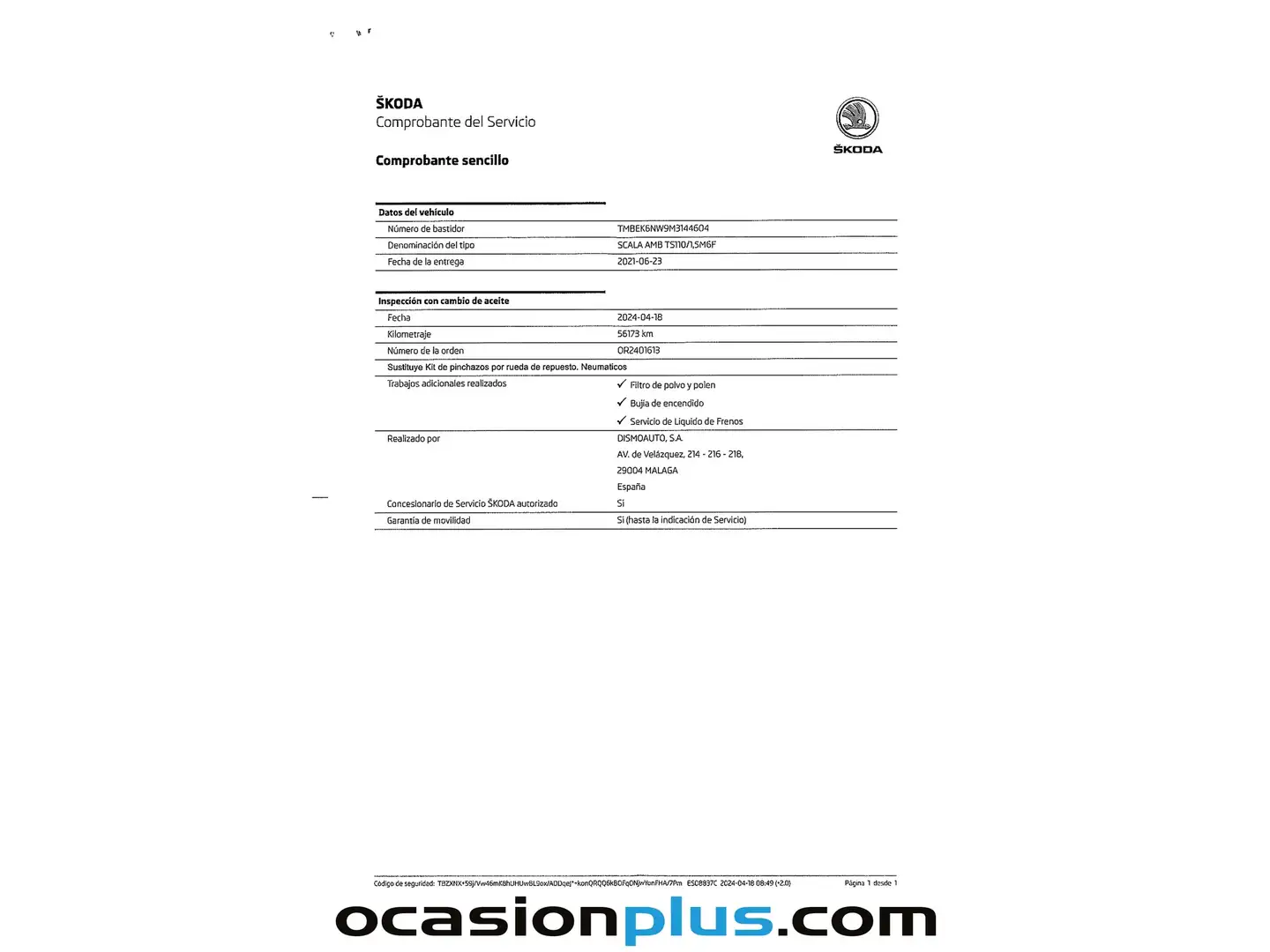 Foto Skoda Scala Skoda Scala 1.5 TSI Sport  (150 CV)