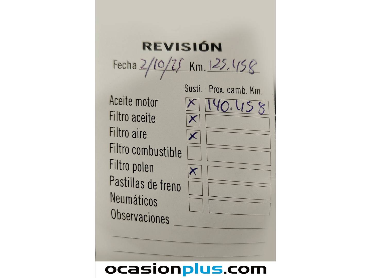 Foto del mantenimiento del Porsche Macan Porsche Macan (245 CV)