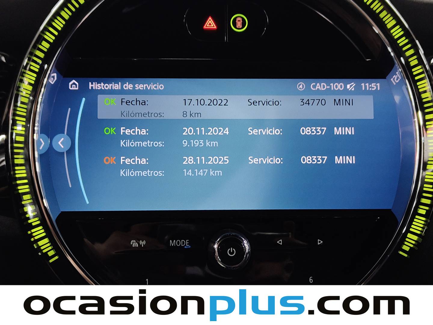 Foto del mantenimiento del Mini MINI Mini MINI Cooper Cabrio (136 CV)
