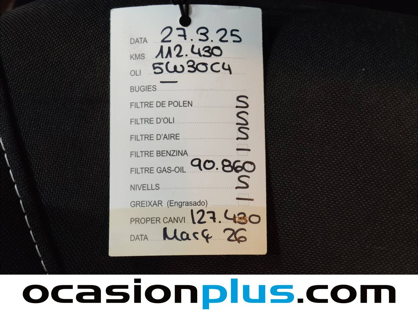 Foto del mantenimiento del Renault Clio Renault Clio 1.5 dCi Limited Energy Ecoleader Euro 6 (90 CV)