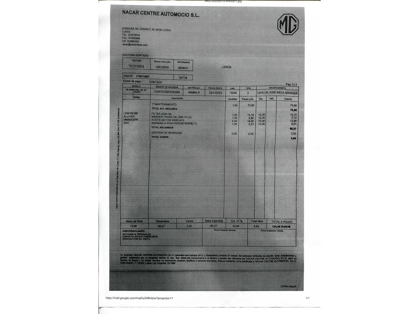 MG ZS MG ZS 1.5 Luxury  (106 CV) de segunda mano