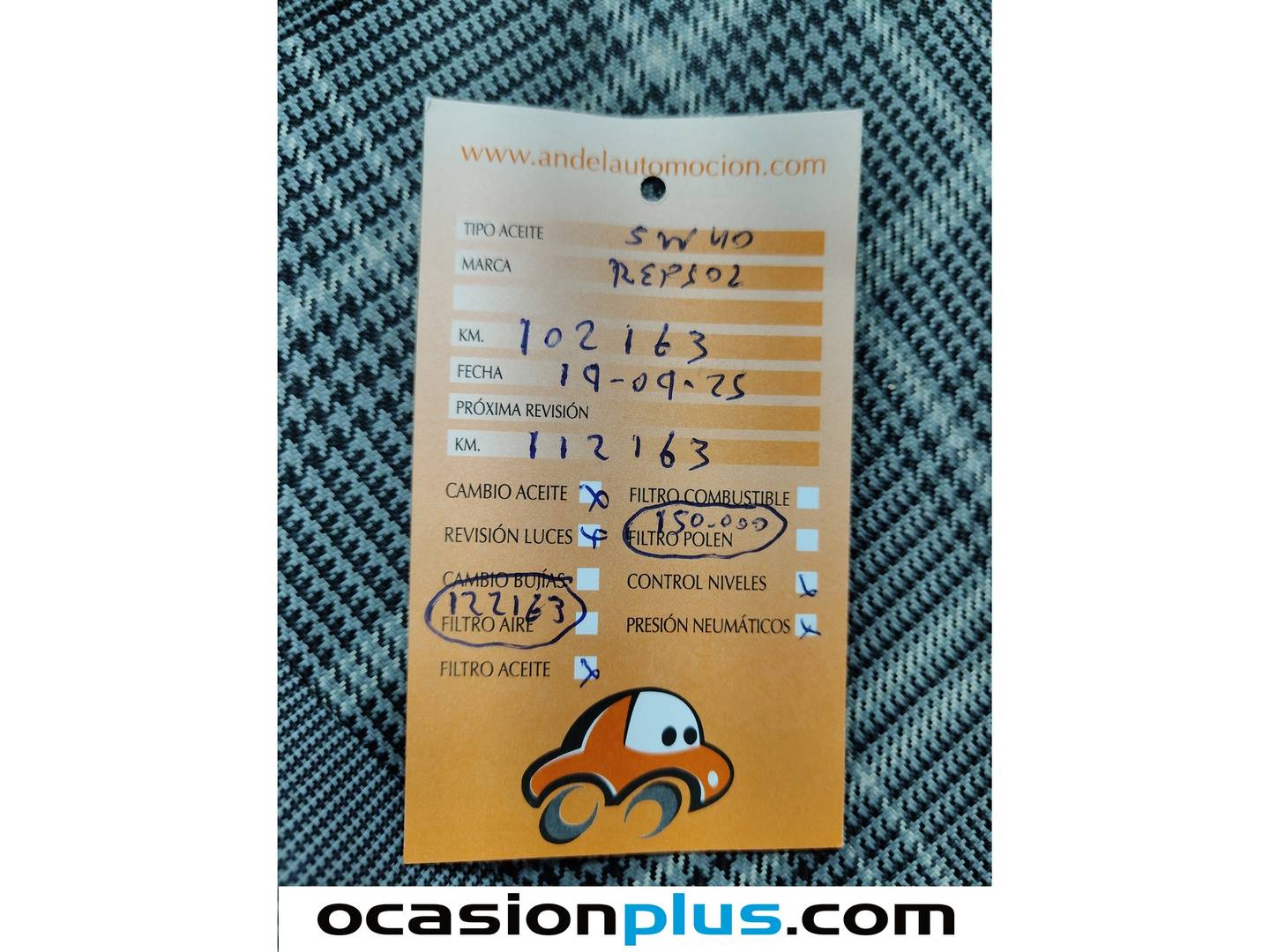 Foto del mantenimiento del Fiat 500 Fiat 500 1.2 8v Lounge (69 CV)