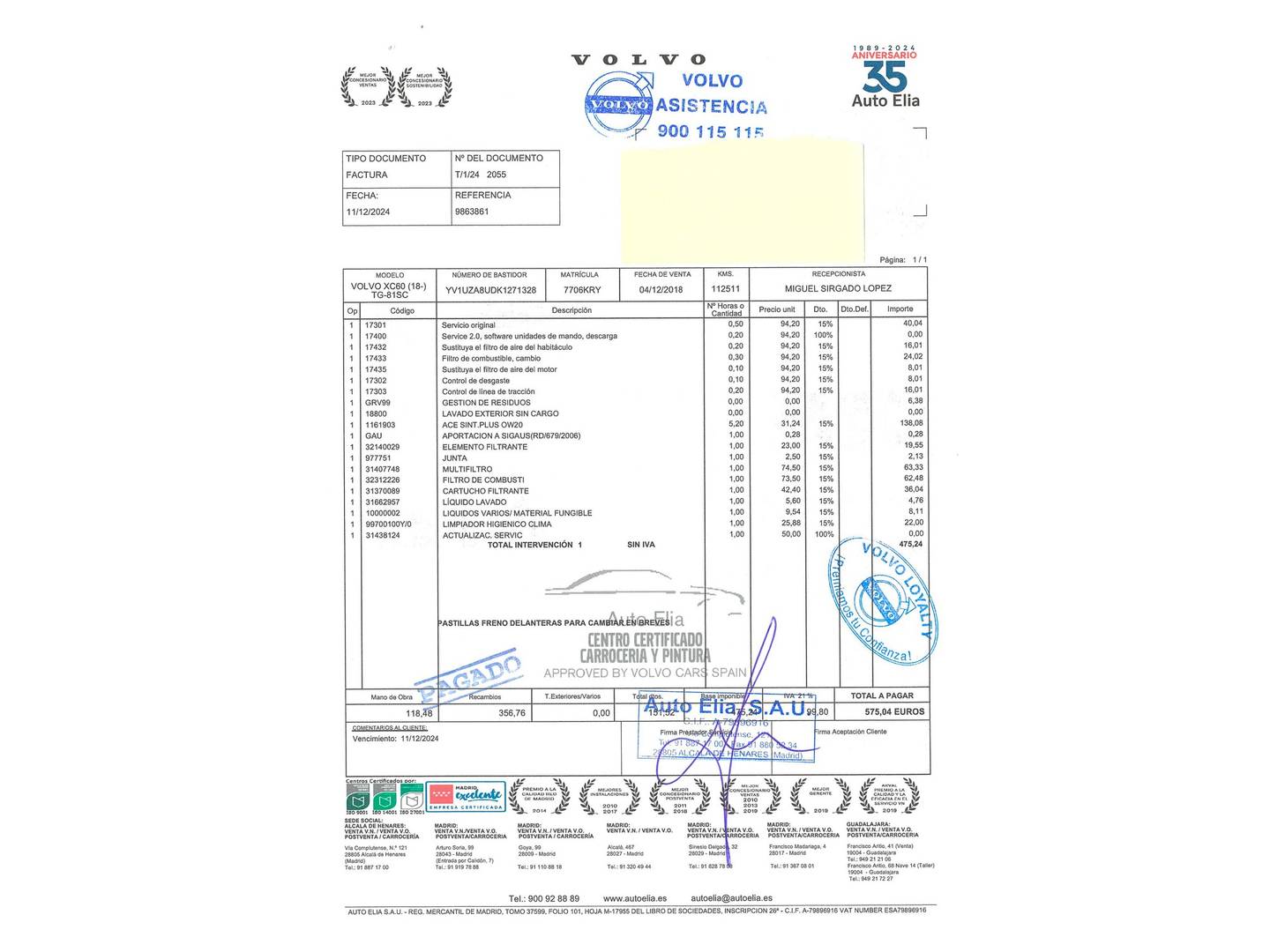 Foto Volvo XC60 Volvo XC60 D4 R-Design Auto (190 CV)