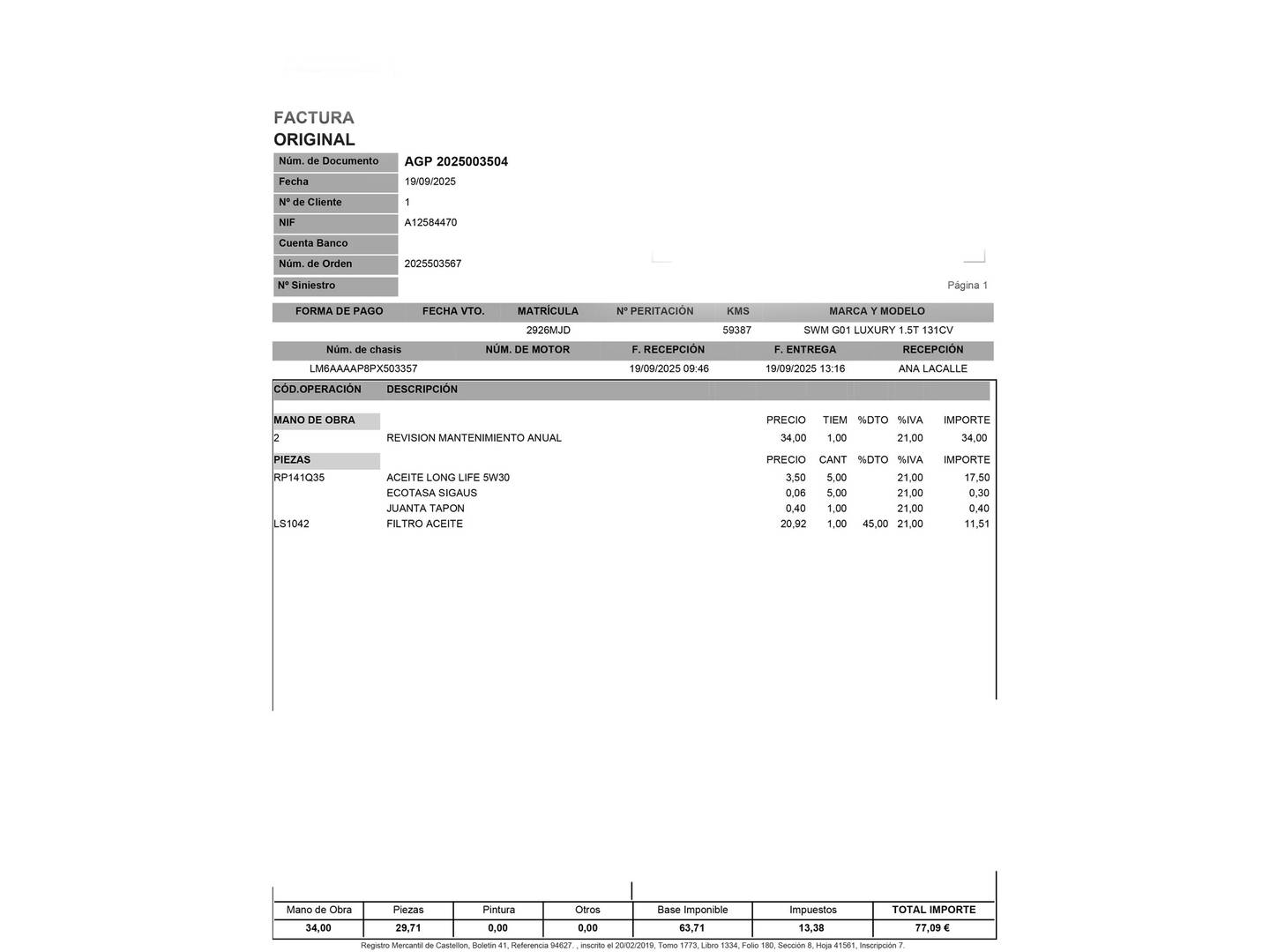 Foto SWM G01 SWM G01 1.5T Luxury (131 CV)