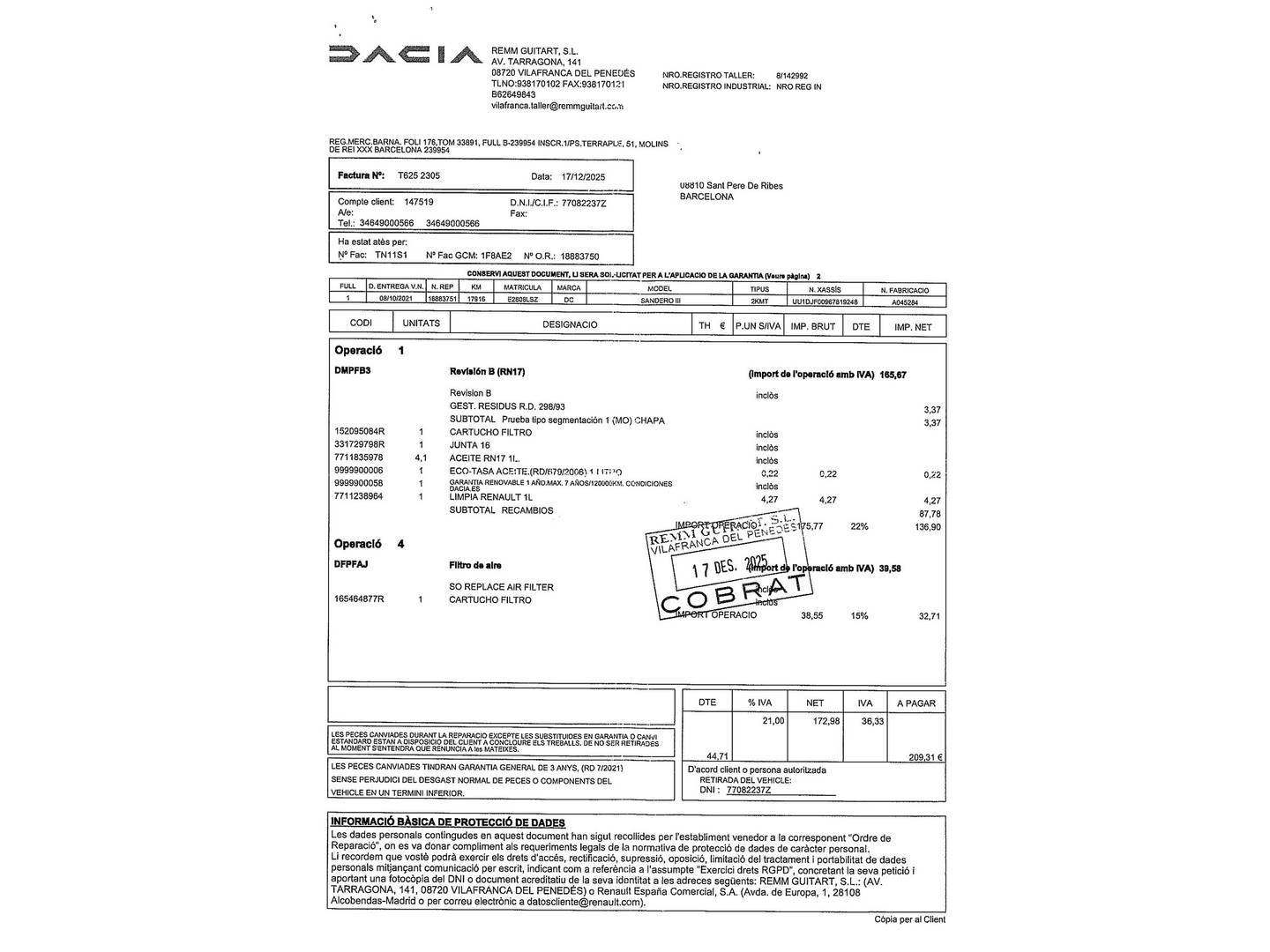 Foto Dacia Sandero Dacia Sandero Stepway Comfort ECO-G  (100 CV)