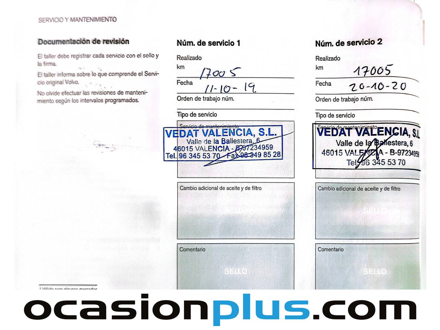 Foto del mantenimiento del Volvo XC40 Volvo XC40 D3 Inscription Auto 150 CV)