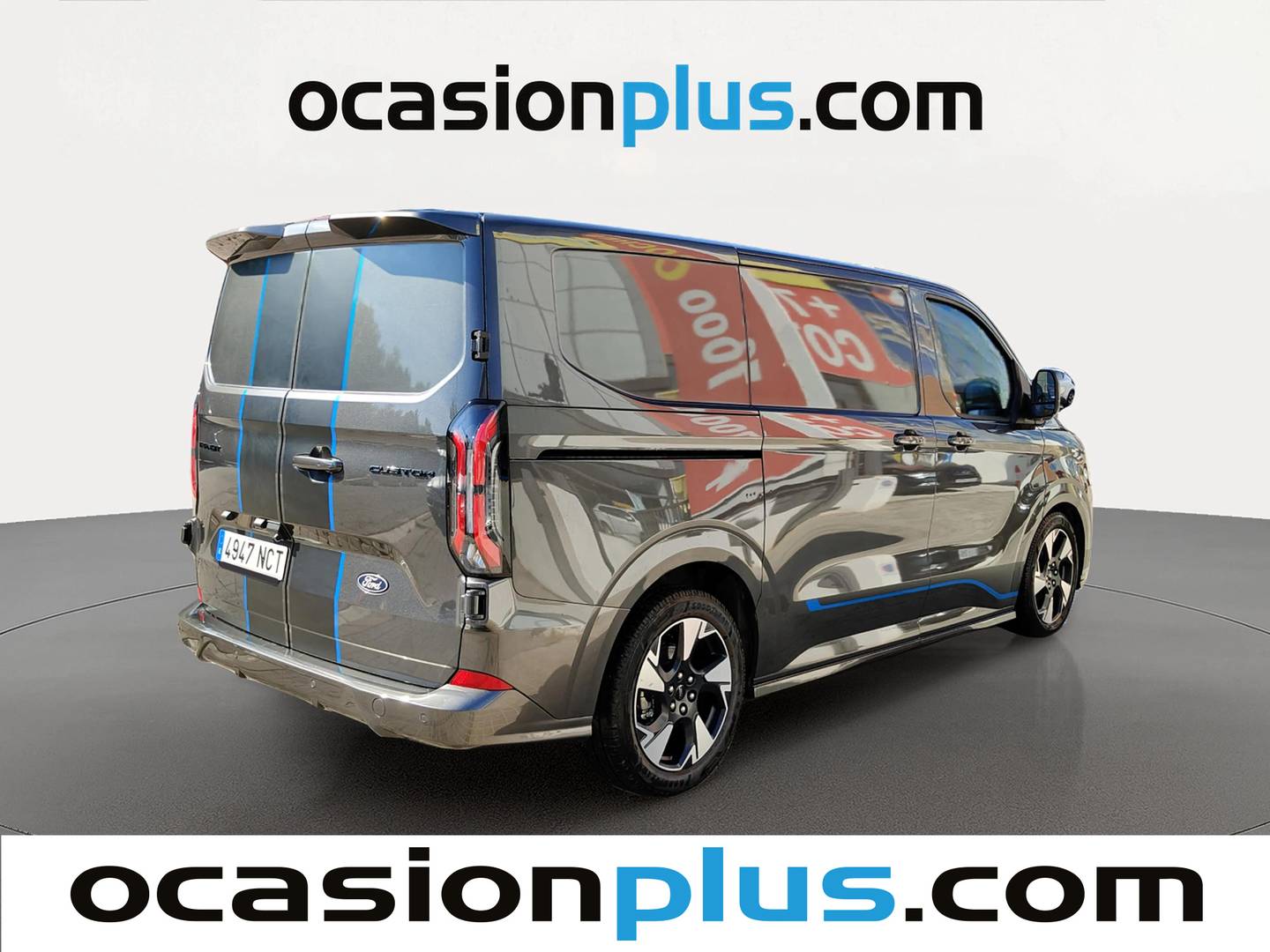 Foto trasera Ford Transit Custom Ford Transit Custom Furgon 2.0 Ecoblue 320 L1 Sport Auto (170 CV) derecha