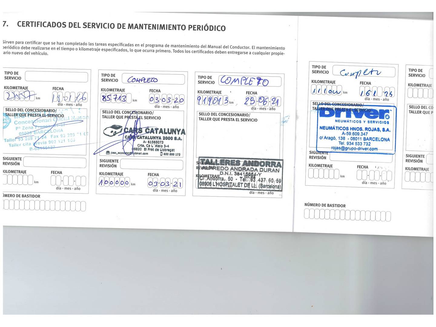 Foto del mantenimiento del Nissan QASHQAI Nissan Qashqai dCi 130 Tekna 4x2 XTronic (130 CV)