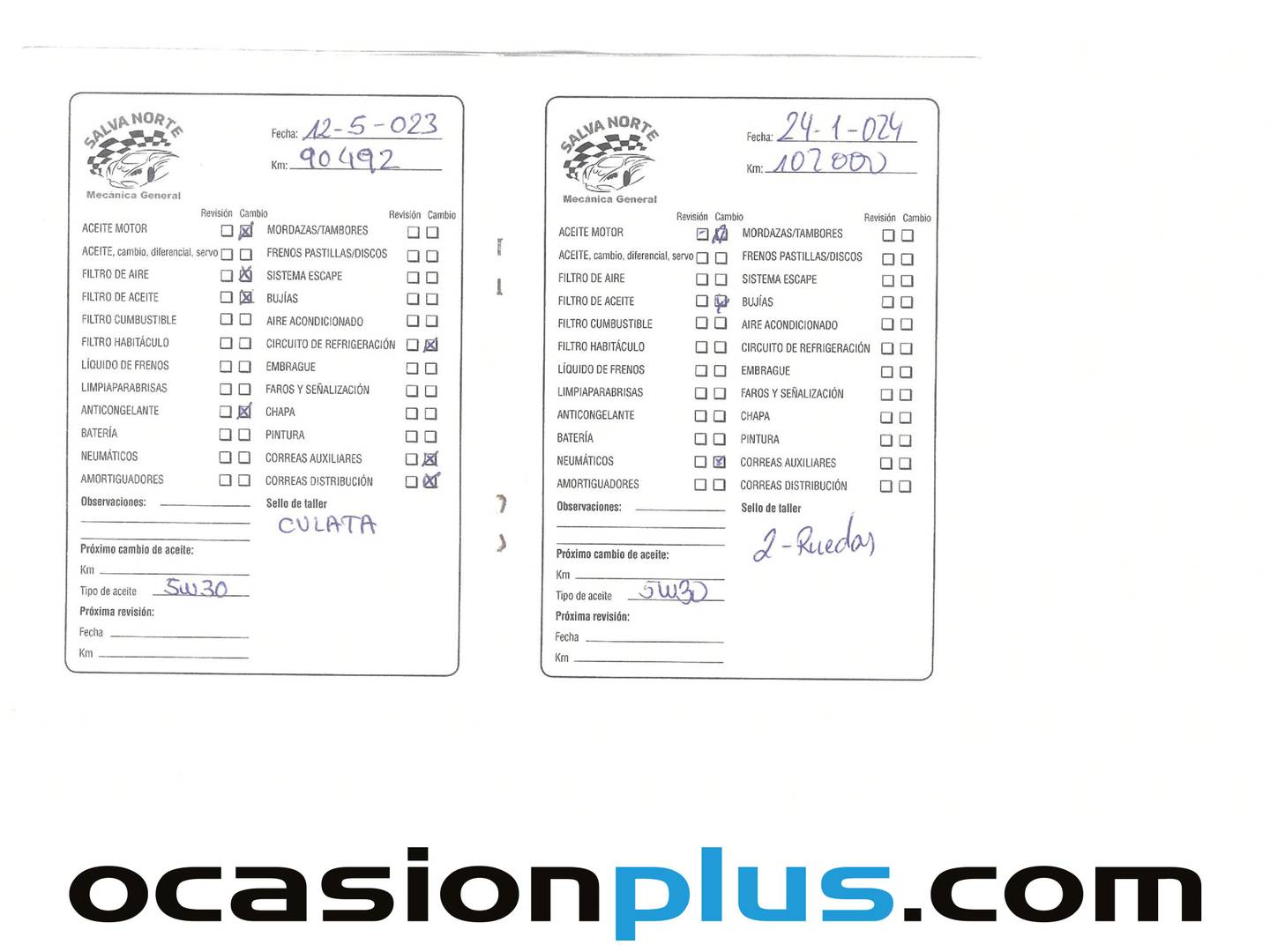 Foto del mantenimiento del Citroën Grand C4 Picasso Citroen Grand C4 Picasso BlueHDi 120 Live Edition (120 CV)7 PLAZAS