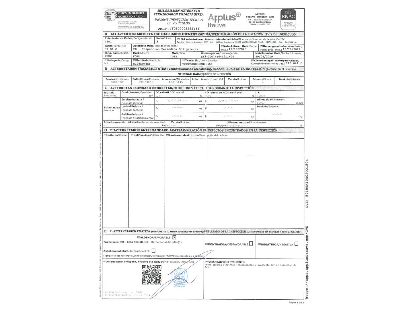 Ford Focus Ford Focus SportBreak 1.0 Ecoboost Active Auto (125 CV) de segunda mano