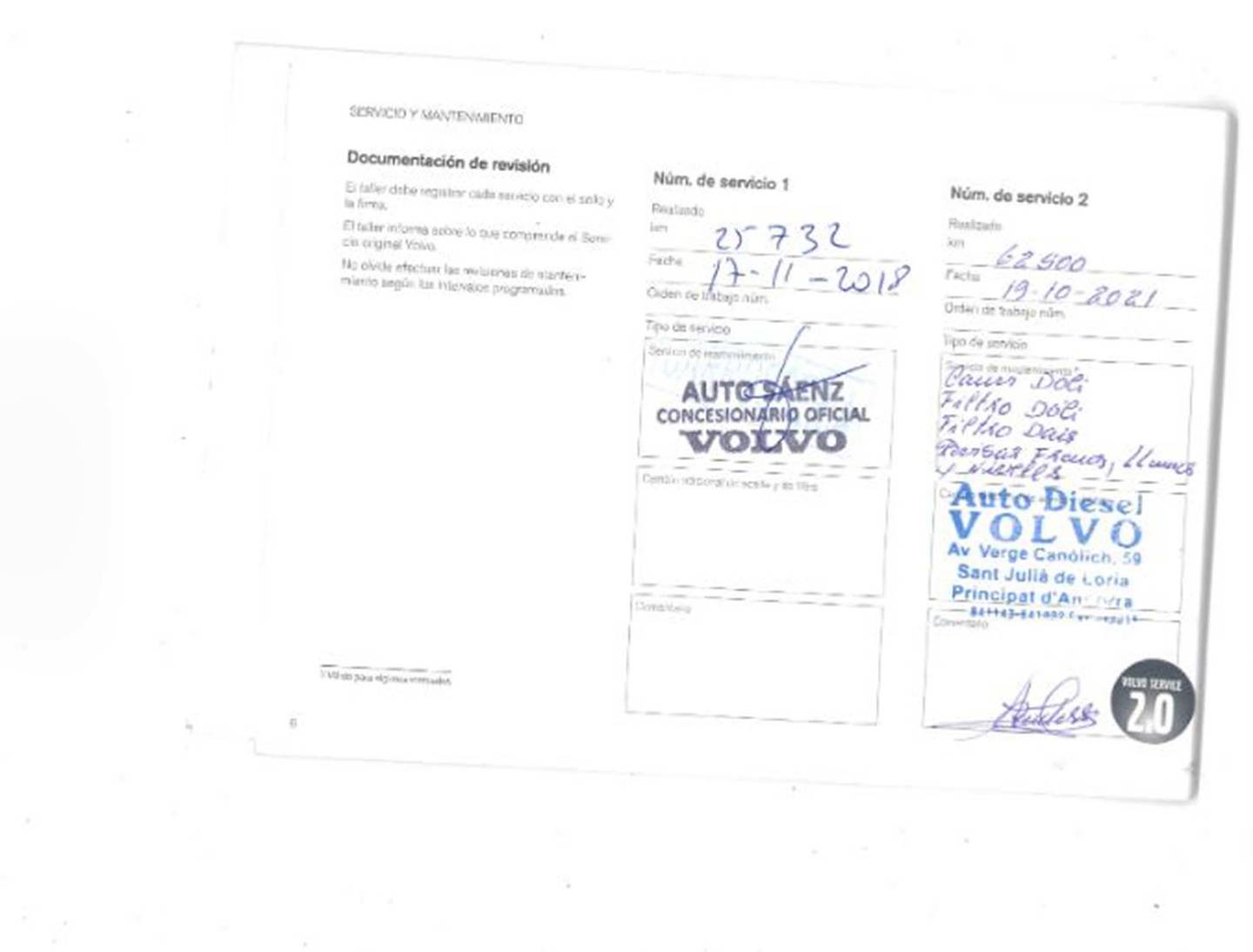 Foto del mantenimiento del Volvo XC90 Volvo XC90 D5 R-Design AWD Auto 7 Plazas  (235 CV)