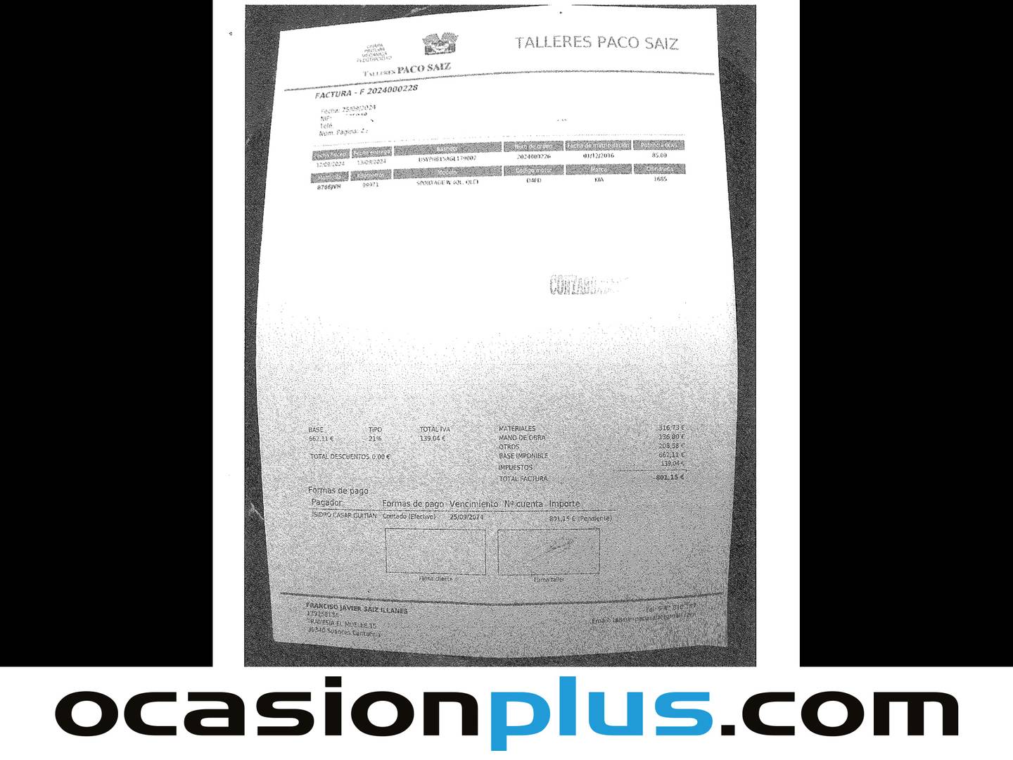 Foto del mantenimiento del KIA Sportage Kia Sportage 1.7 CRDI VGT Drive 4x2 (115 CV)