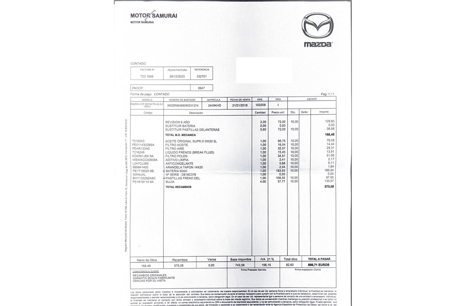 Mazda3 2.0 GE Black Tech Edition - foto 19