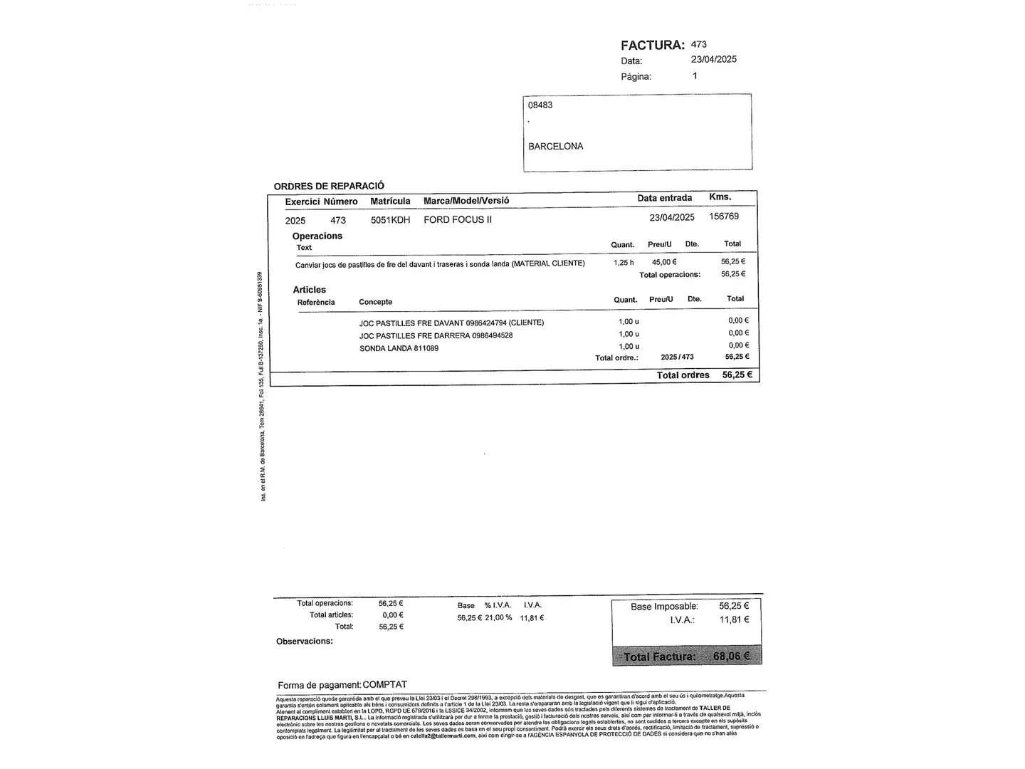 Foto Ford Focus Ford Focus 1.0 Ecoboost S&S ST-Line (125 CV)