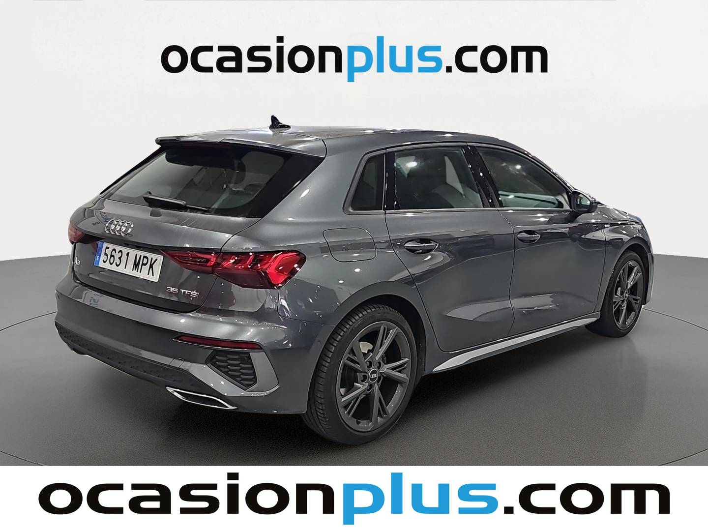 Foto trasera Audi A3 Audi A3 Sportback S line 35 TFSI (150 CV) S tronic izquierda