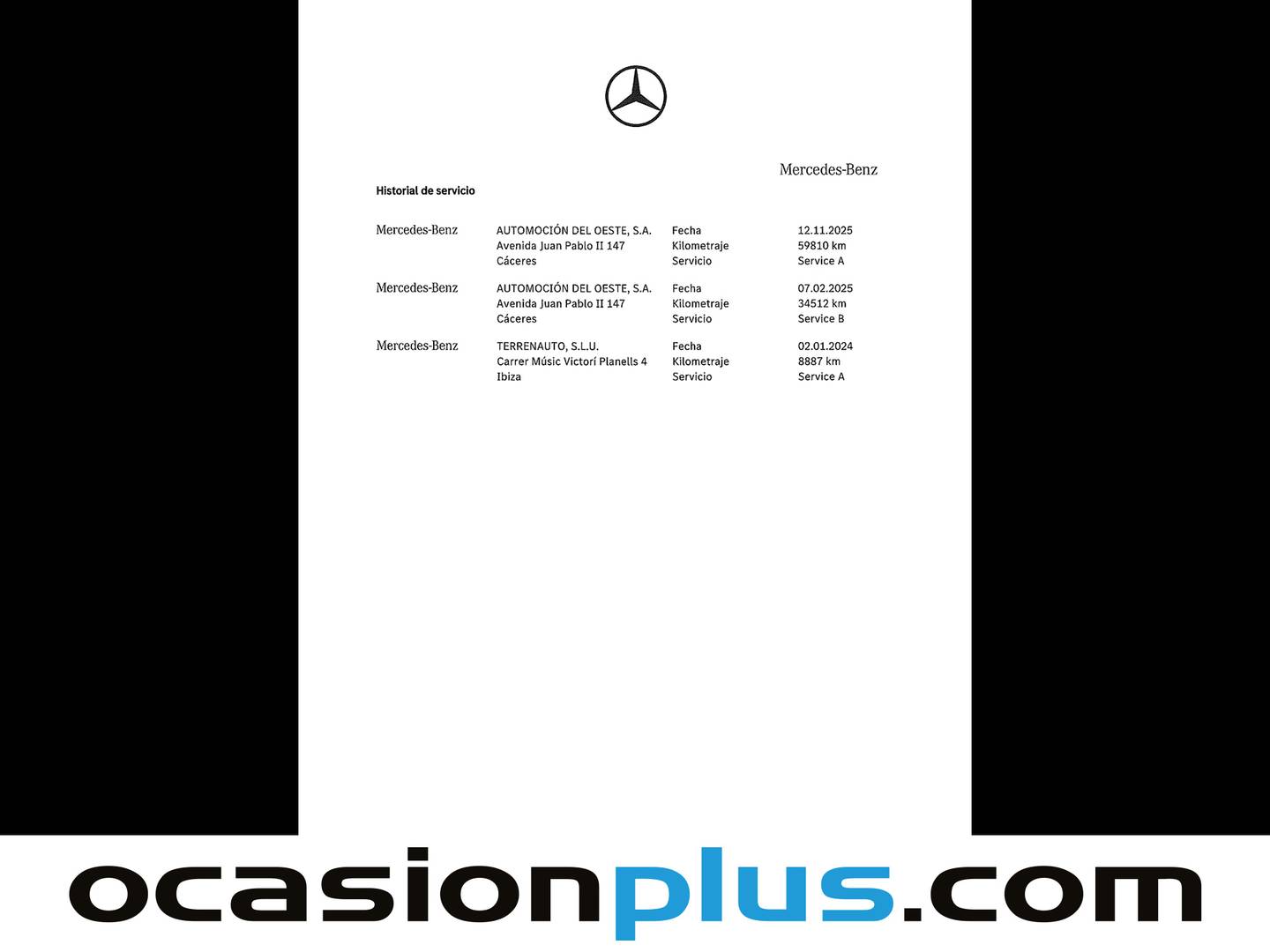 Foto del mantenimiento del Mercedes Clase A Mercedes-Benz Clase A 200 d Sedán (150 CV) Pack AMG