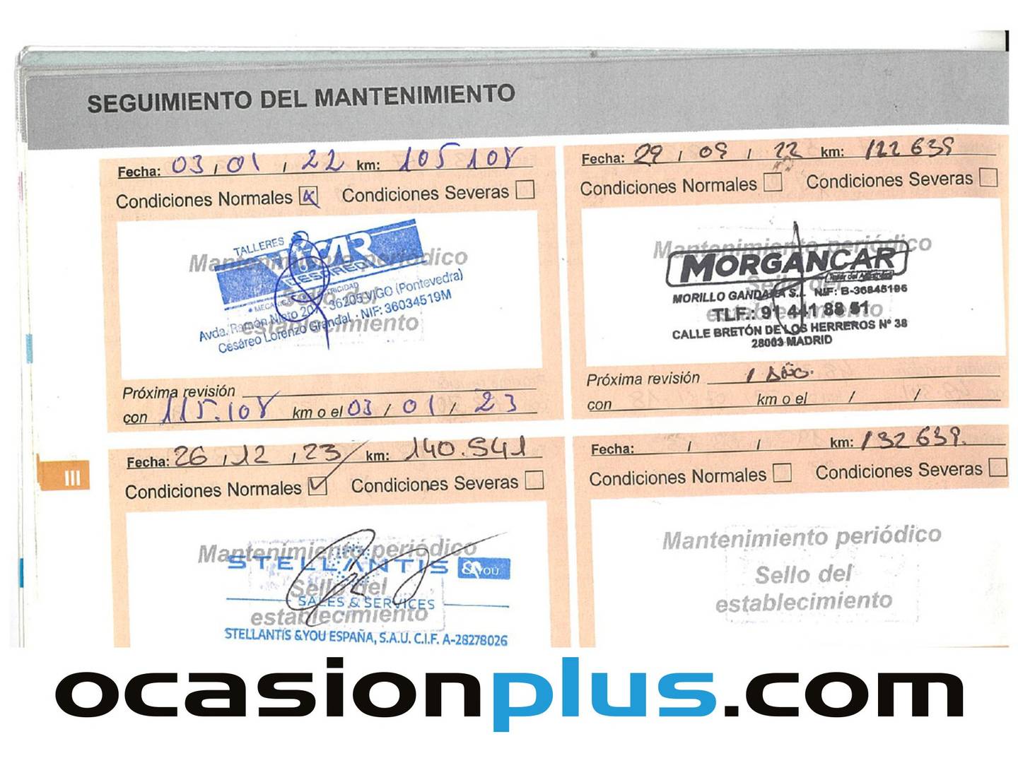 Foto del mantenimiento del Citroën C4 Citroën C4 PureTech 130 S&S Collection (130 CV)