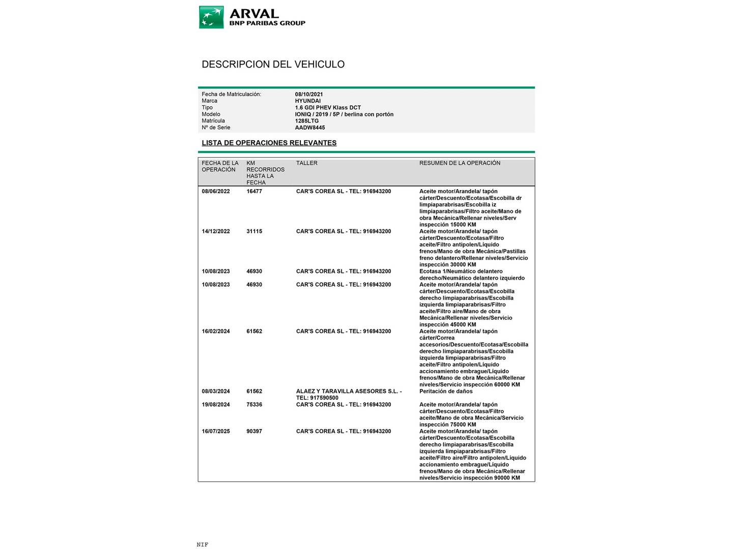 Foto Hyundai IONIQ Hyundai Ioniq 1.6 GDI PHEV Klass DCT (141 CV)