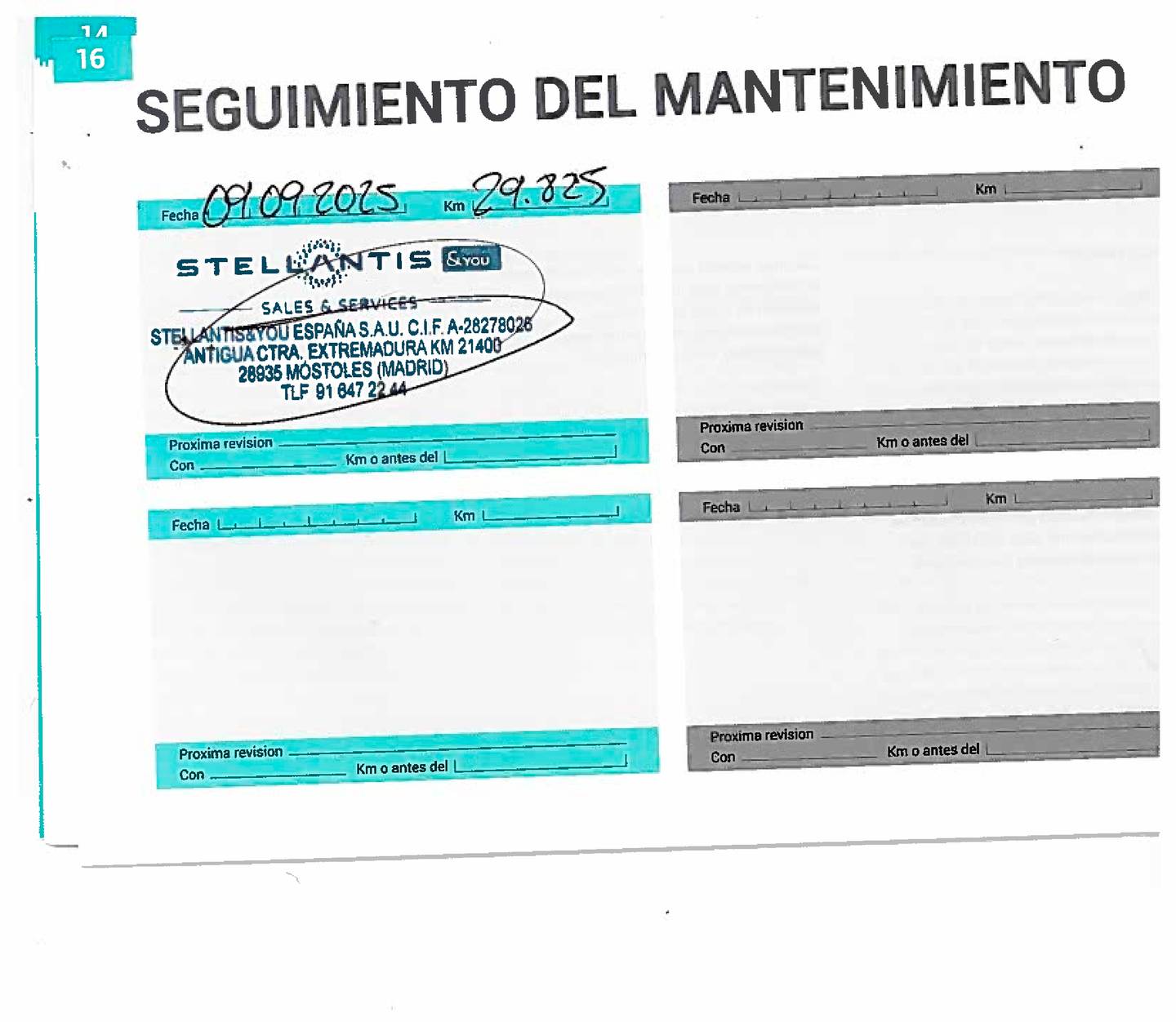 Foto del mantenimiento del Citroën Jumper Citroën Jumper Furgon BlueHDi 140 33 L2H2 (140 CV)