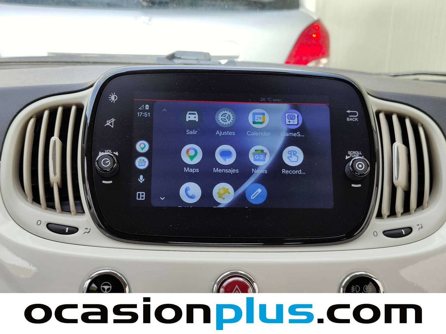 Extras y acabados del Fiat 500 Fiat 500 1.0 Hybrid Monotrim (70 CV)