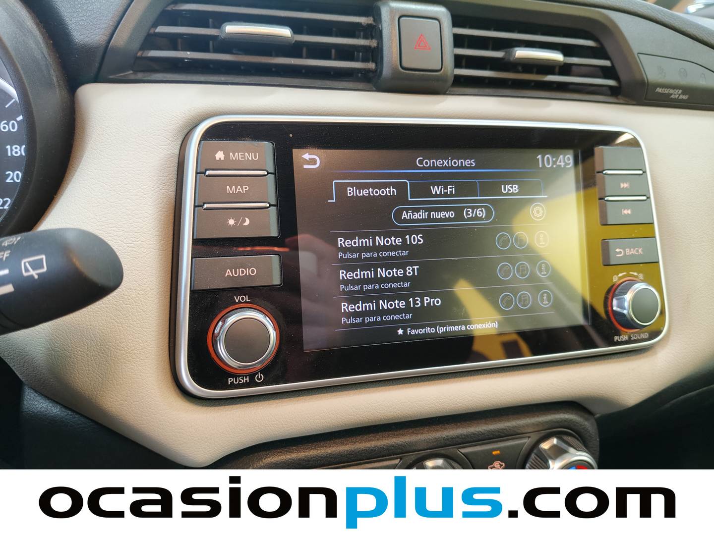 Equipamiento del Nissan Micra Nissan Micra IG-T 92 Acenta CVT (92 CV)