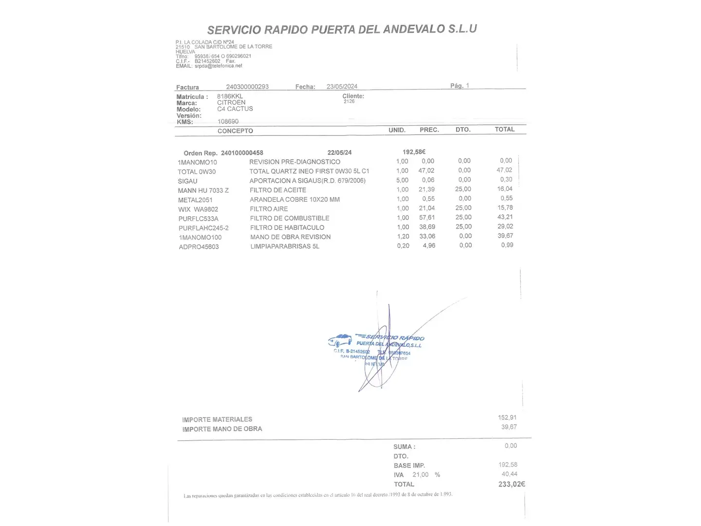 Mantenimiento