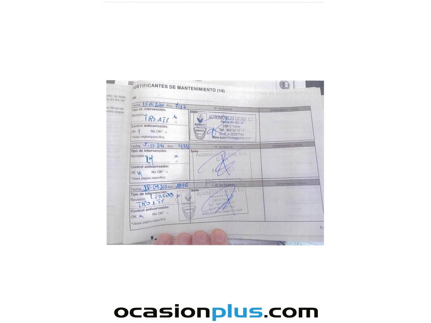 Foto del mantenimiento del Renault Captur Renault Captur Zen TCe (130 CV) GPF