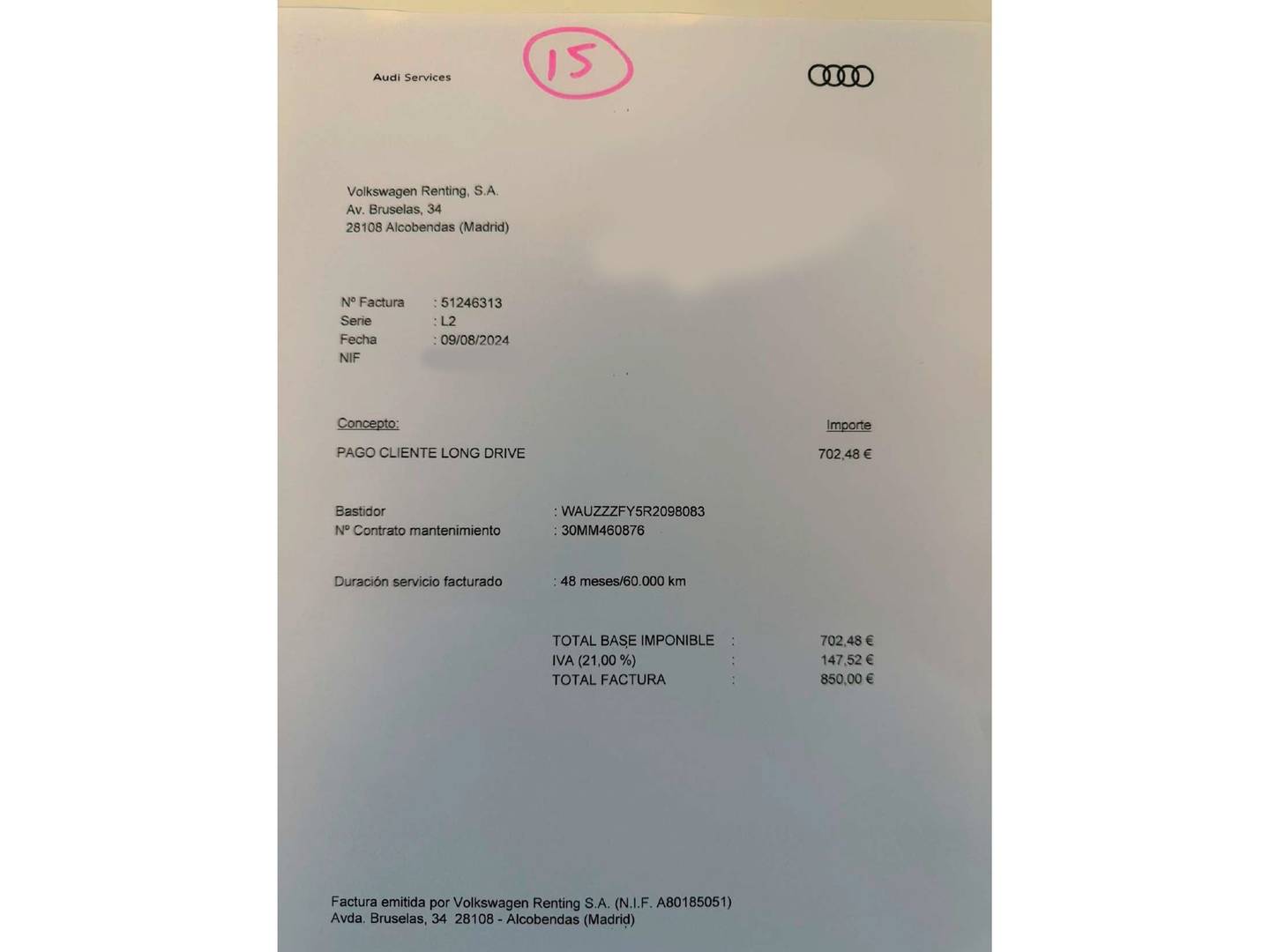Foto del mantenimiento del Audi Q5 Audi Q5 Advanced 35 TDI (163 CV) S Tronic