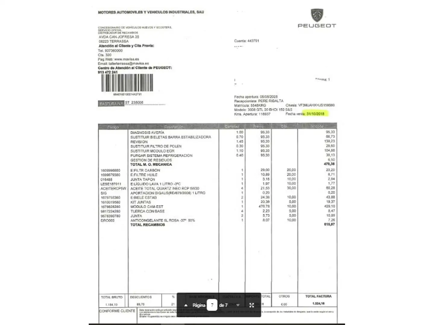 Foto Peugeot 3008 Peugeot 3008 BlueHDi 150 S&S GT Line (150 CV)