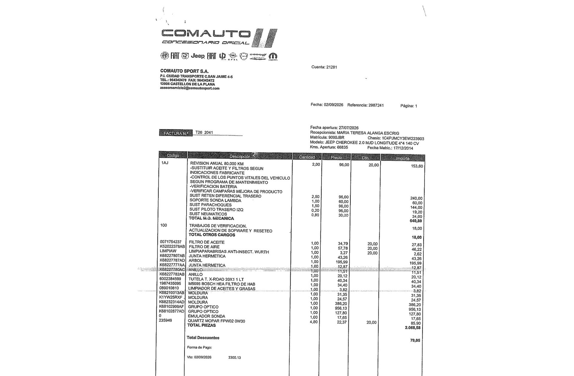 Jeep Cherokee 2.0 CRD Longitude 4x4 Active - foto 18