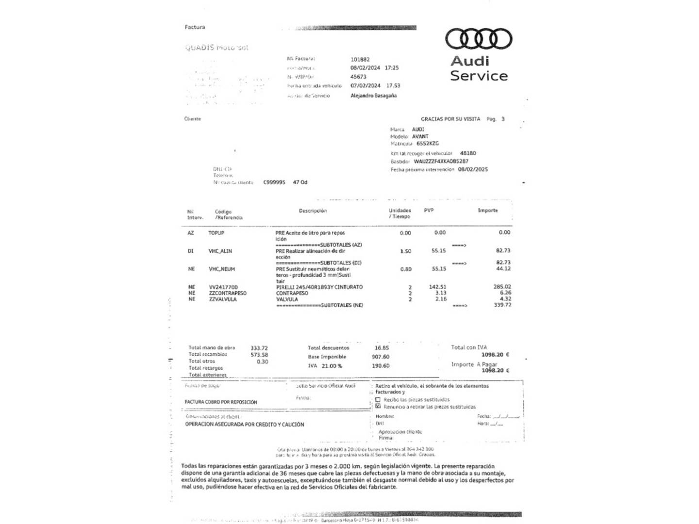 Foto Audi A4 Audi A4 Avant S line 35 TFSI (150 CV) S tronic