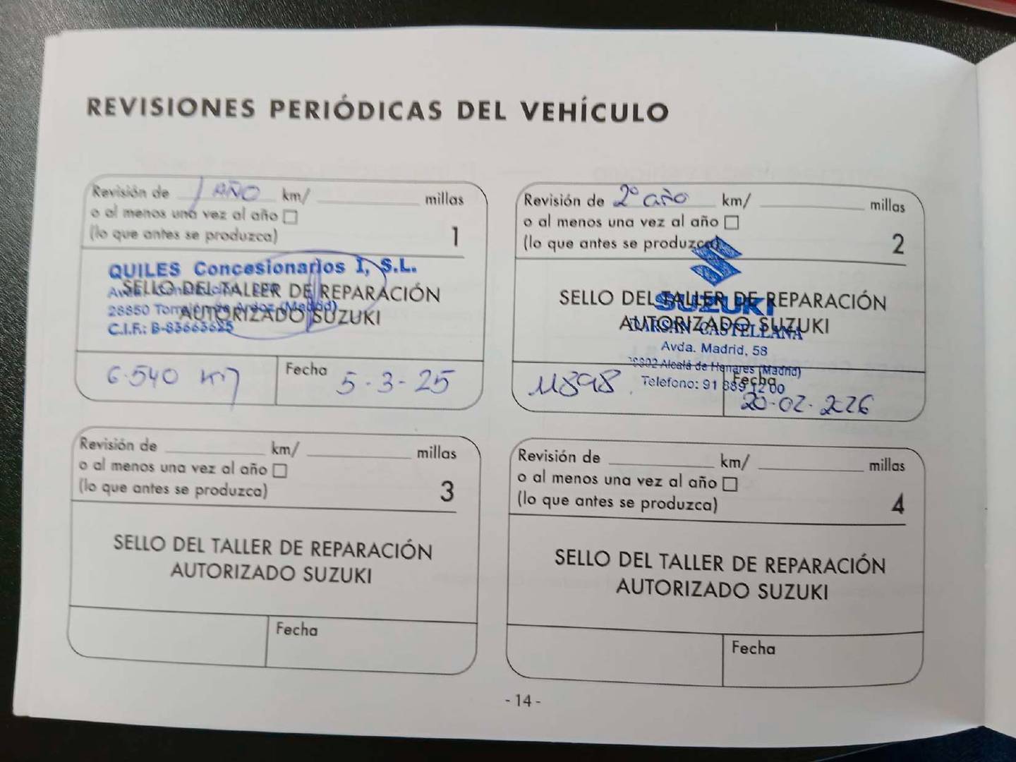 Foto del mantenimiento del Suzuki Ignis Suzuki Ignis 1.2 Mild Hybrid GLX (83 CV)