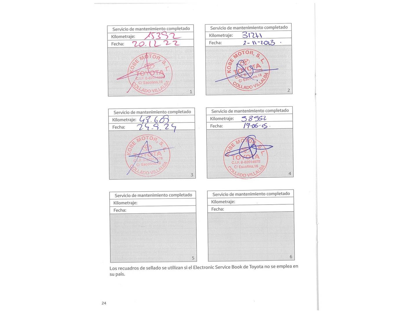 Foto del mantenimiento del Toyota Yaris Cross Toyota Yaris Cross 120H Style (116 CV)