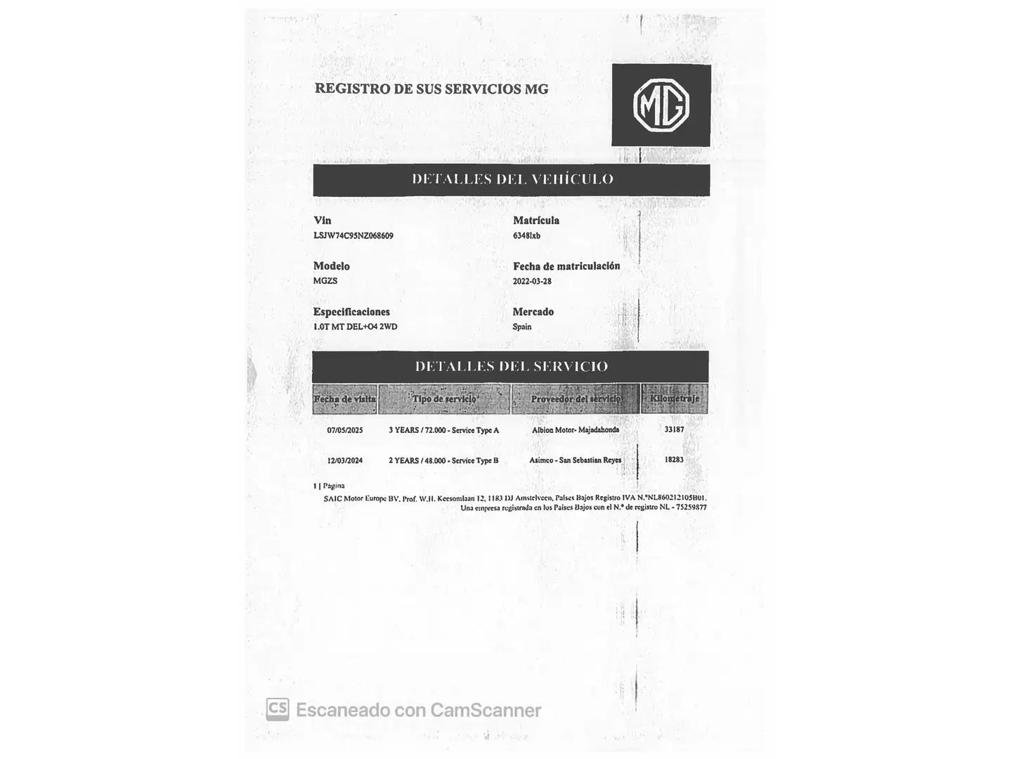 Foto MG ZS MG ZS 1.0T Luxury (111 CV)