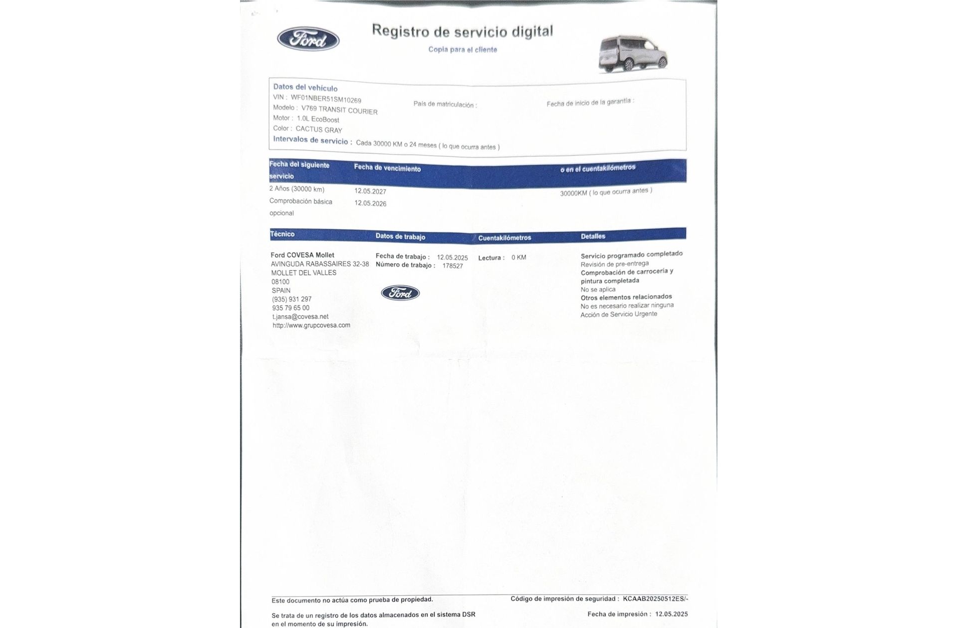 Ford Tourneo Courier 1.0 EcoBoost Titanium - foto 19