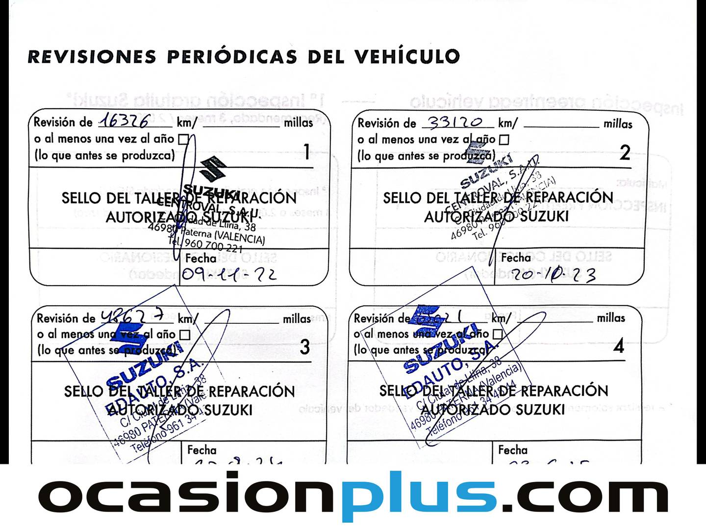 Foto del mantenimiento del Suzuki Vitara Suzuki Vitara 1.4 Turbo Mild Hybrid GLX (129 CV)
