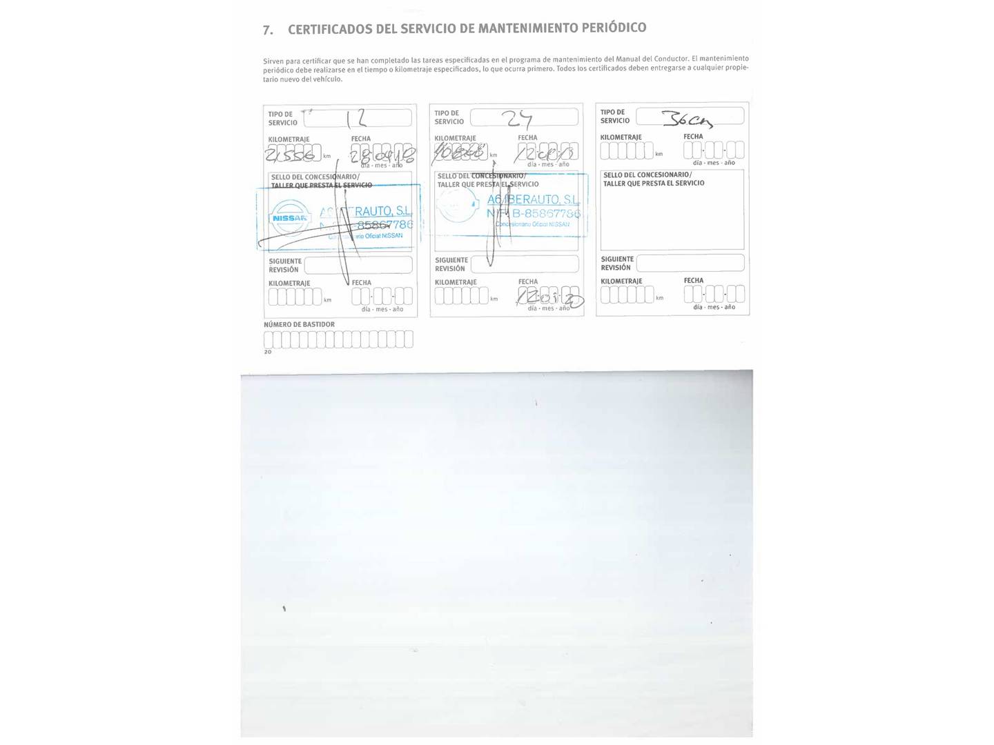 Foto del mantenimiento del Nissan X-TRAIL Nissan X-Trail 1.6 DIG-T N-Connecta 4x2 (163 CV)