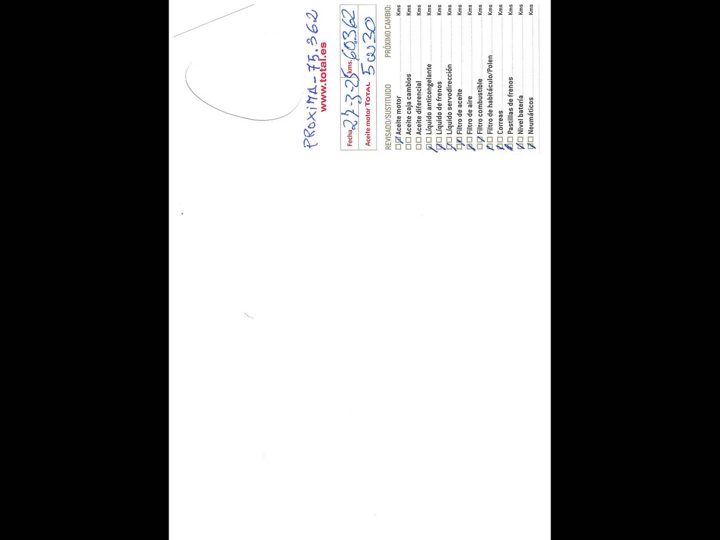 Foto del mantenimiento del Dacia Duster Dacia Duster Laureate dCi (109 CV)