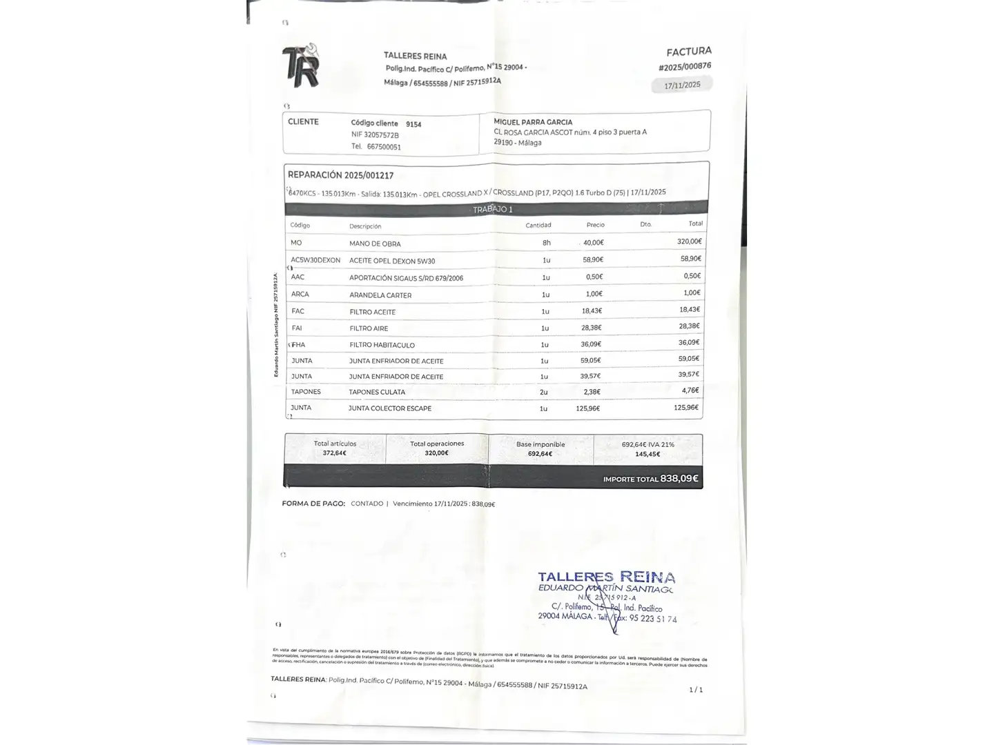 Foto Opel Crossland X Opel Crossland X 1.6 Turbo Selective (99 CV)