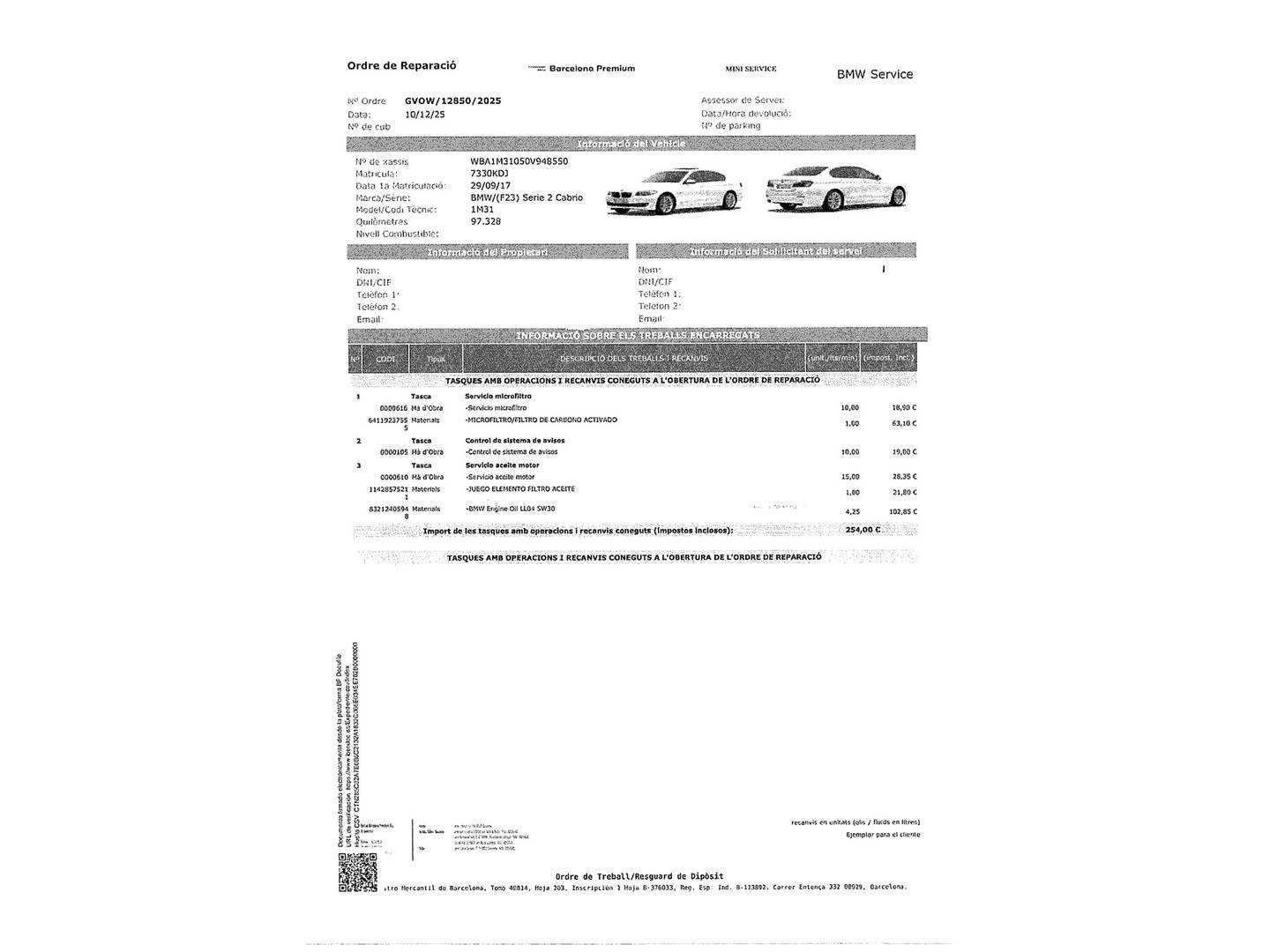 Foto BMW Serie 2 BMW Serie 2 218i Cabrio (136 CV) Pack M