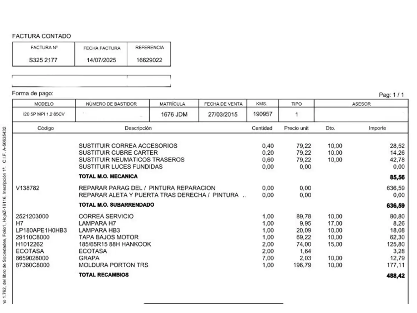 Foto Hyundai i20 Hyundai i20 1.2 MPI Klass (84 CV)