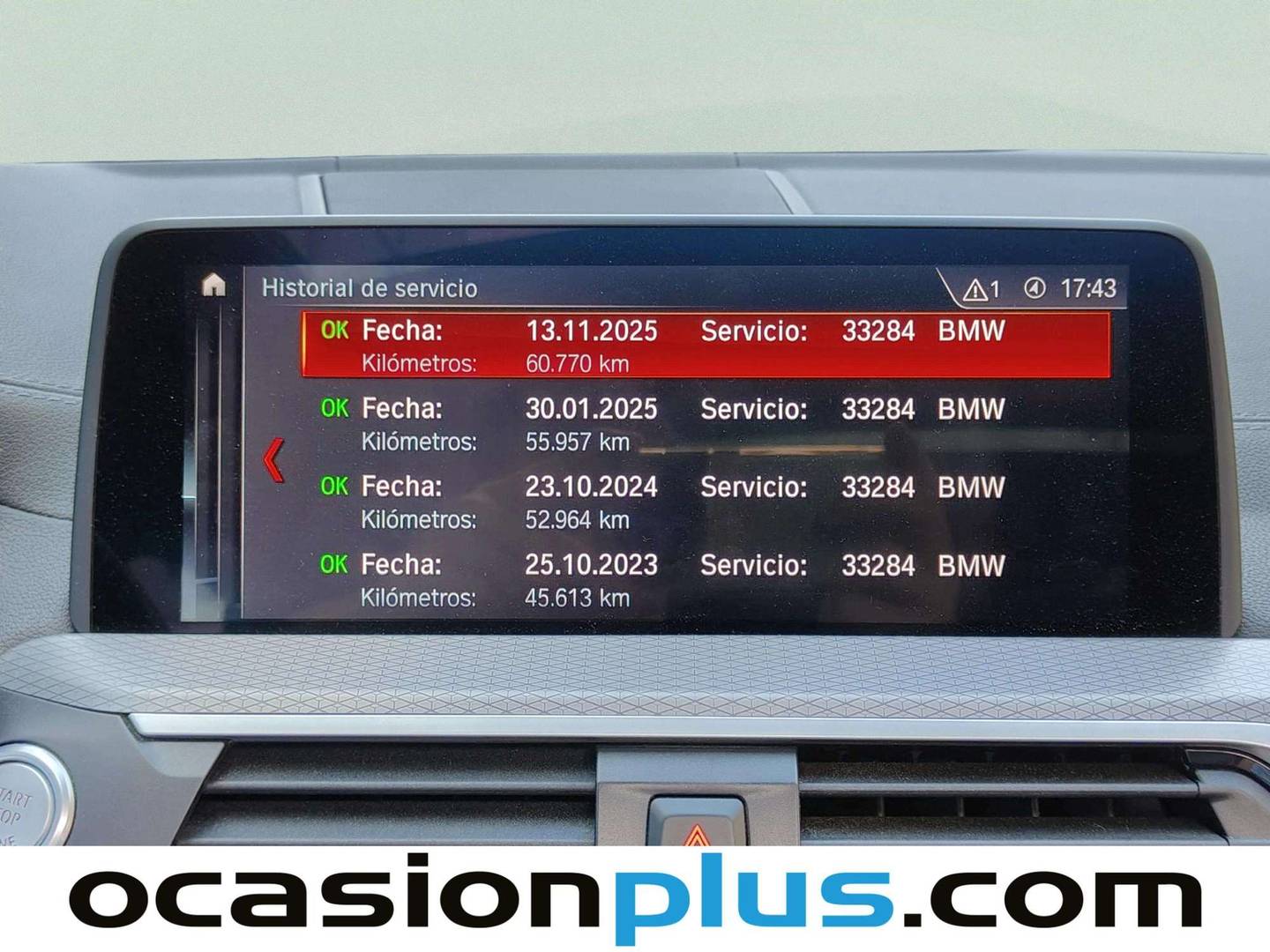 Foto del mantenimiento del BMW X4 BMW X4 M40i (354 CV)