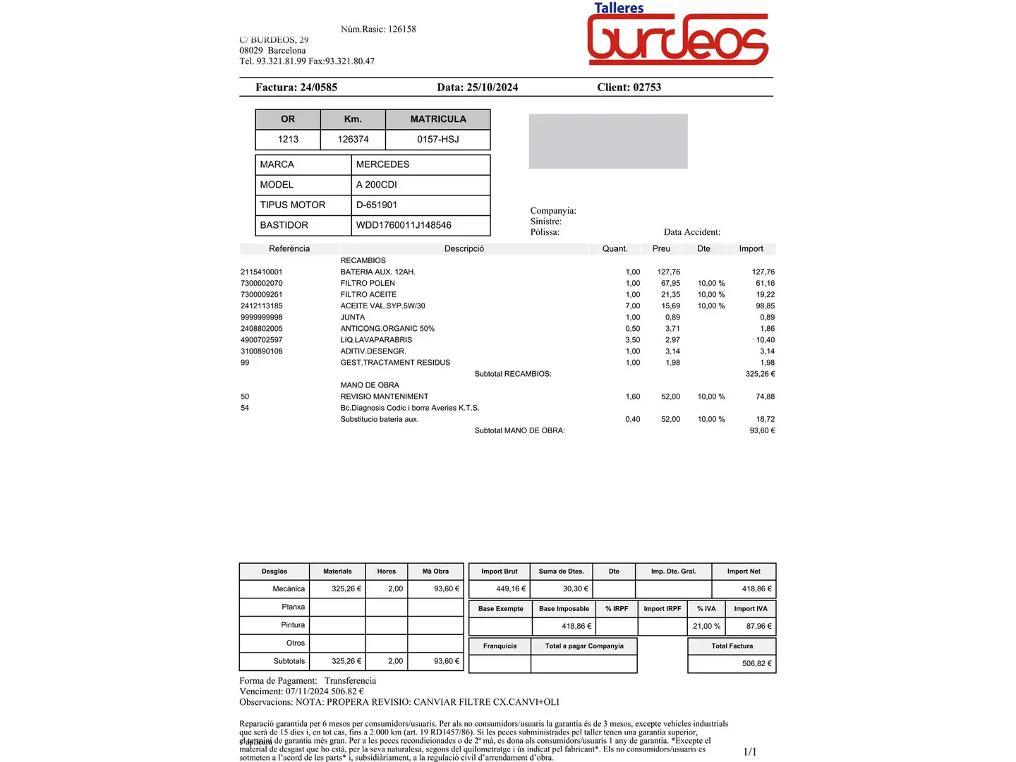Foto Mercedes Clase A Mercedes-Benz Clase A 200 CDI BlueEfficiency AMG Sport (136 CV)